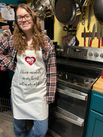 I keep animals in my heart, not on my plate APRON