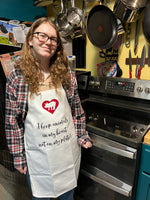 I keep animals in my heart, not on my plate APRON