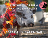 Life With Pigs Daily Animal Calendar 2027