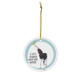 A Little Veganism Jenna Ceramic Ornament