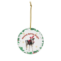 Making Spirits Bright Jenna Ceramic Ornament