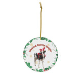 Making Spirits Bright Jenna Ceramic Ornament