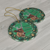 Maisie Reindeer Kisses Ornament