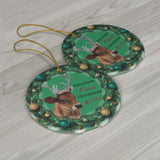 Maisie Reindeer Kisses Ornament