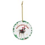 Making Spirits Bright Jenna Ceramic Ornament