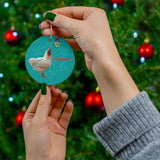 Naughty or Nice Rooster Ornament