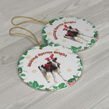 Making Spirits Bright Jenna Ceramic Ornament