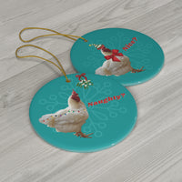 Naughty or Nice Rooster Ornament