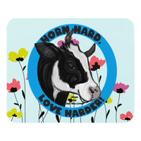 Horn Hard Love Harder Mouse pad