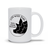 Life with Pigs 15oz Mugs