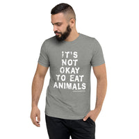 It's Not Okay / Save Animals Unisex Triblend T-Shirt