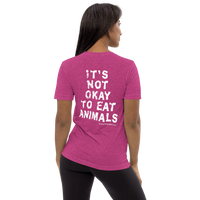 Life With Pigs / It's Not Okay Unisex Tri-Blend Shirt
