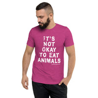 It's Not Okay / Save Animals Unisex Triblend T-Shirt