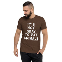 It's Not Okay / Save Animals Unisex Triblend T-Shirt
