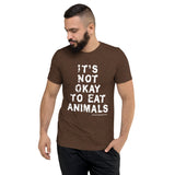 It's Not Okay / Save Animals Unisex Triblend T-Shirt