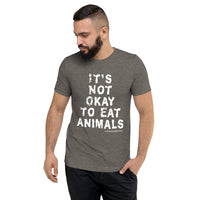 It's Not Okay / Save Animals Unisex Triblend T-Shirt