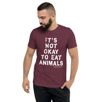 It's Not Okay / Save Animals Unisex Triblend T-Shirt