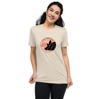 I Don't Eat Pigs, I Snuggle Them - Unisex Tri-Blend Shirt